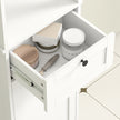 Bathroom cabinet with laundry basket – image 9