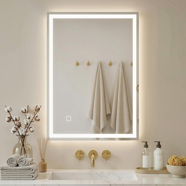 70 x 50 cm dimmable LED mirror – image 2
