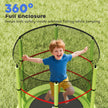 Kids trampoline with enclosure – image 7