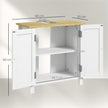 Under sink cabinet for wall-hung basin – image 3