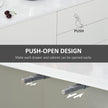 White push-open sideboard 117 cm – image 7