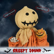 77cm Animated Scarecrow with Glowing Eyes & Sound – image 4 of 9