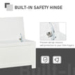 White lift-top storage chest – image 4