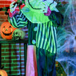 173cm Animated Laughing Clown with Glowing Red Eyes – image 9 of 9
