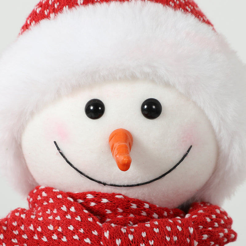 2ft Skiing Santa in a Christmas room setting