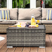 Square rattan coffee table – image 2