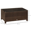 Rattan coffee table – image 3