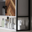 Herringbone wall bathroom cabinet – image 9