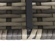 Deep grey rattan corner sofa chair – image 7