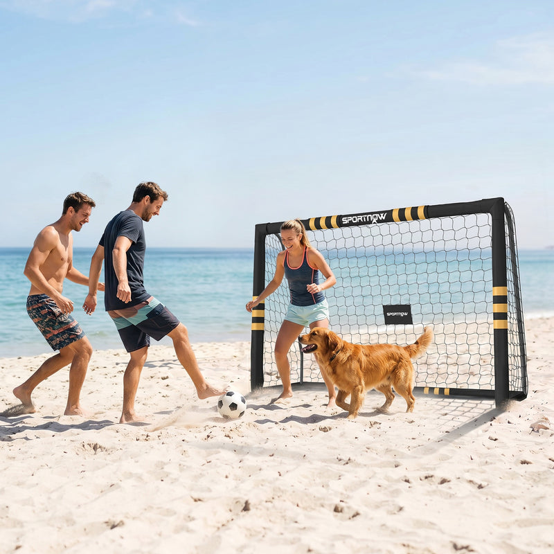 8 x 5ft padded football goal – image 8