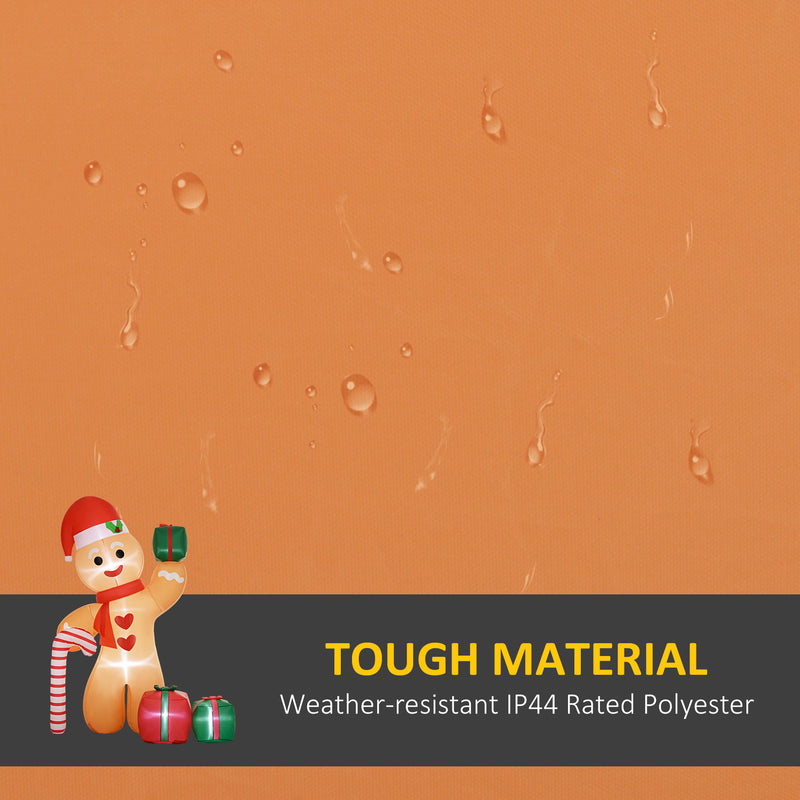 Close-up of the inflatable fabric and design