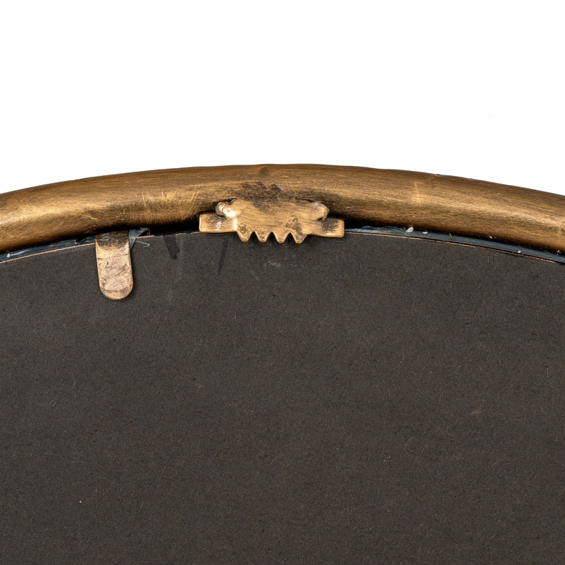 Back of the Nahla mirror with hanging bracket