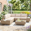 4-piece rattan corner sofa set – image 2