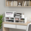 White desktop printer stand – image 10