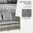 4-piece rattan sofa set – image 5