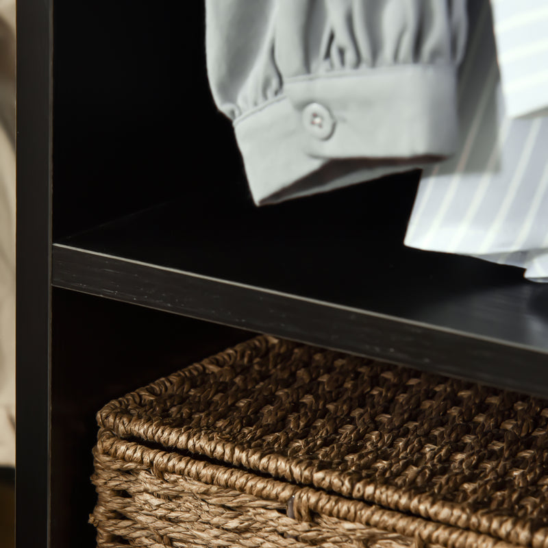 60 cm black open wardrobe – image 7