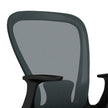 Charcoal grey mesh office chair – image 10