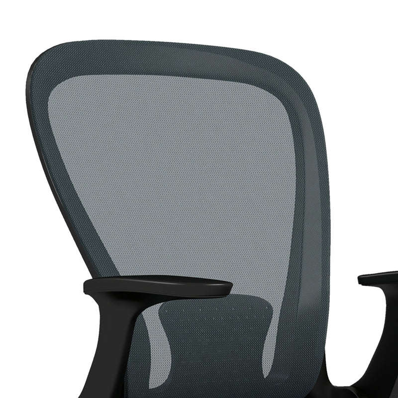 Charcoal grey mesh office chair – image 10