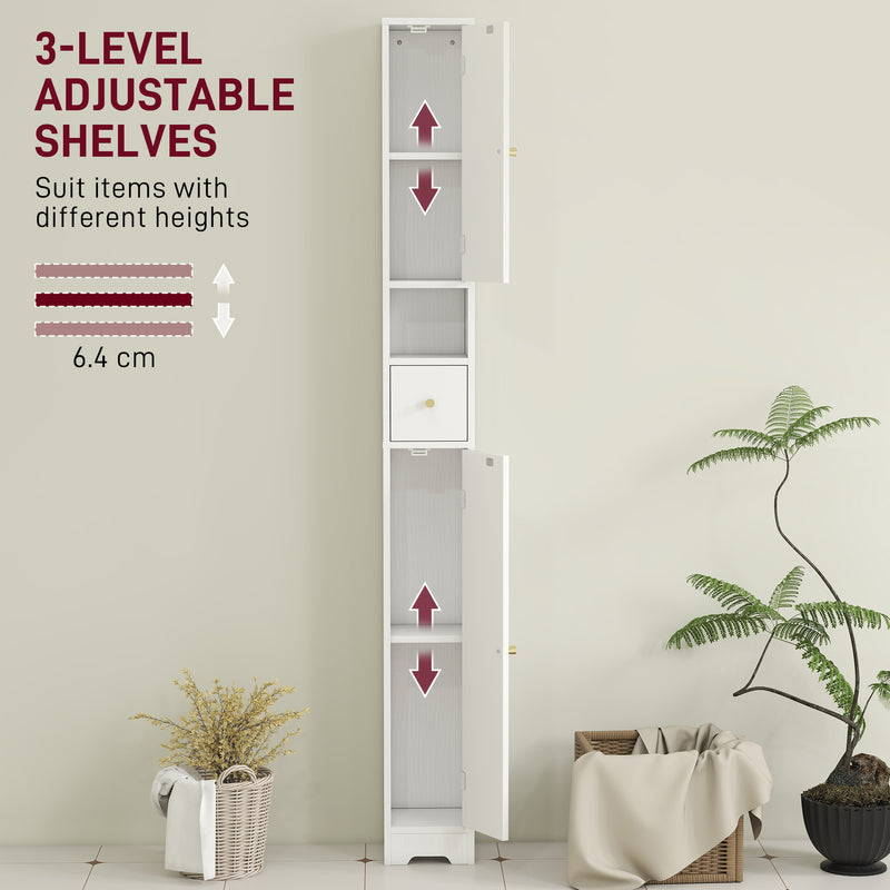 Slim 185 cm arched door cabinet – image 5