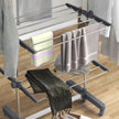 4-tier clothes airer, grey – image 9