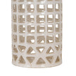 Close-up of the mixed-shape window cut-outs