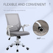 Mesh office chair with flip-up armrests – image 8