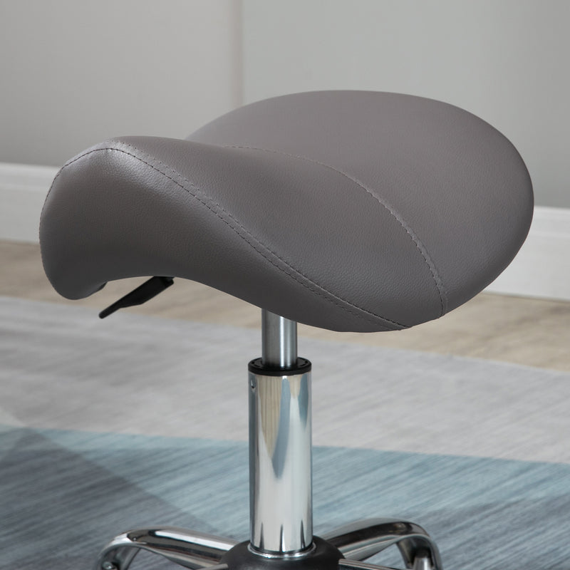 Grey saddle stool – image 9