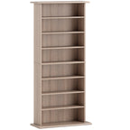 360 CD Storage Unit - Natural Wood Finish
