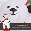 Close-up of the inflatable fabric and design