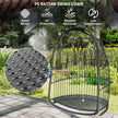 Rattan hanging egg chair – image 5