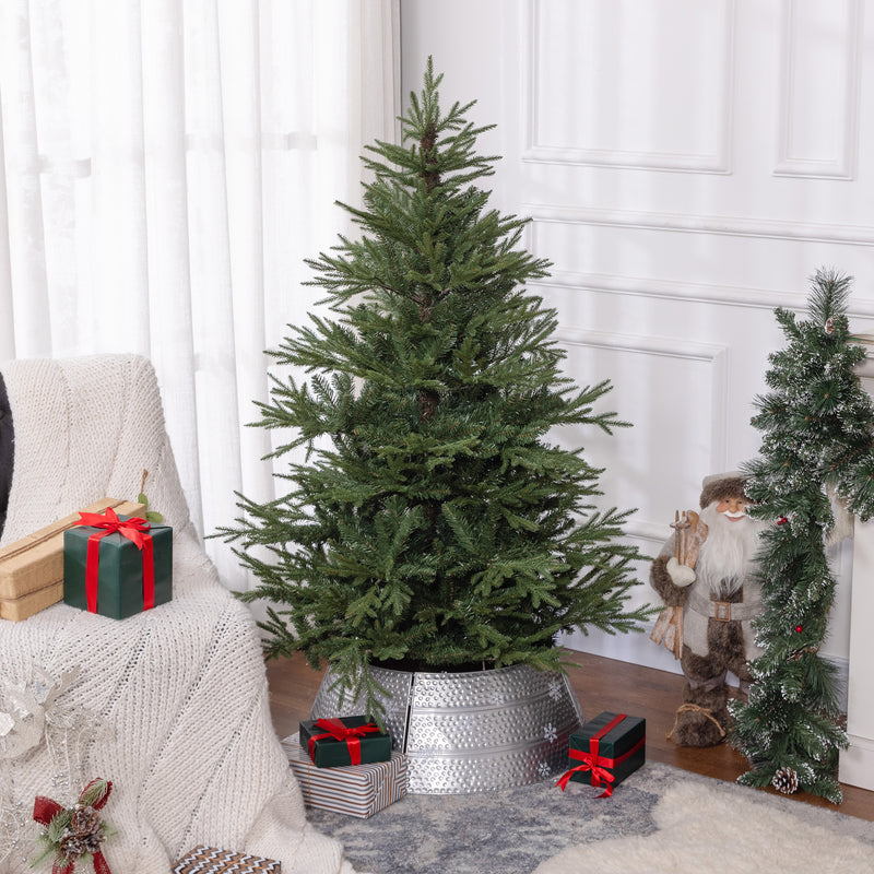 5ft bushy artificial Christmas tree – image 10