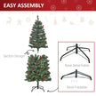 5ft pre-lit pencil Christmas tree – image 7