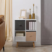 White 4-cube storage unit – image 9