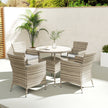 Rattan garden dining set – image 8