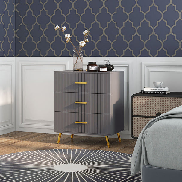 Embossed 3-drawer chest – image 2
