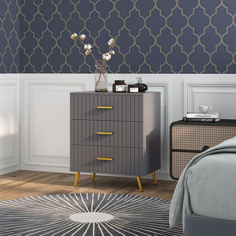 Embossed 3-drawer chest – image 2