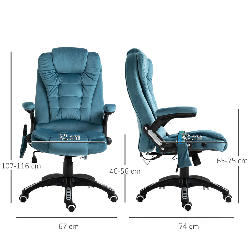 Heated massage office chair – image 3