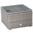 Rattan chaise sofa set – image 9