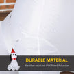 Close-up of the inflatable fabric and design