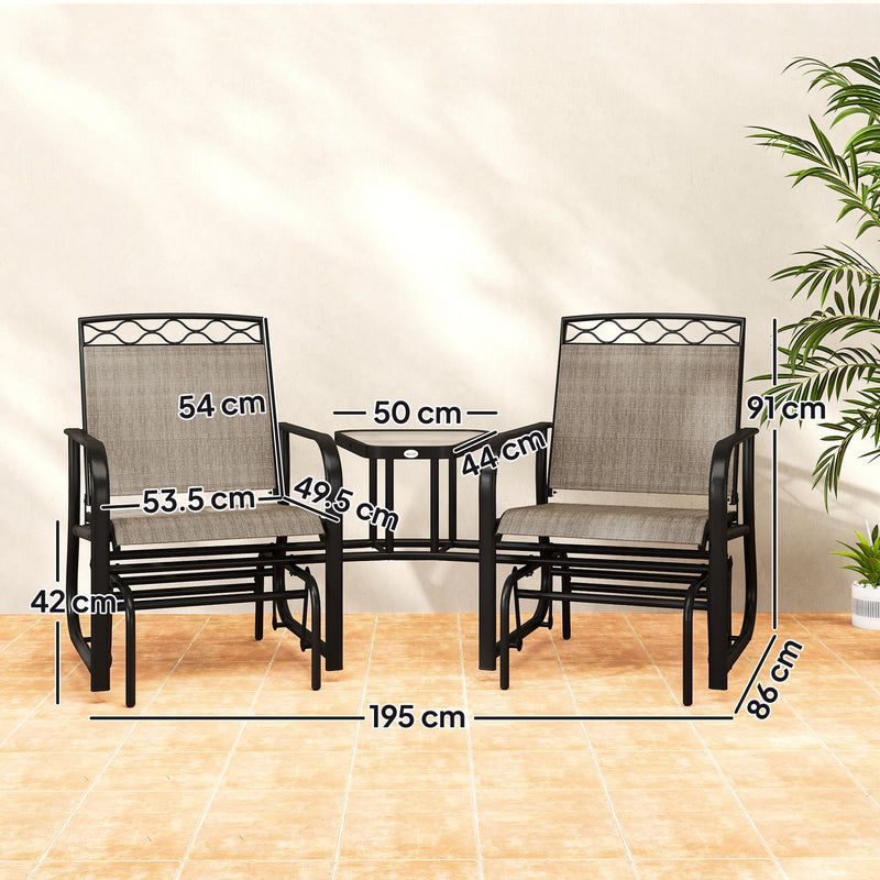 Double garden glider – image 3