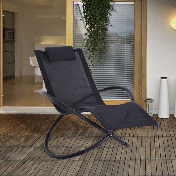 Black orbital lounger – image 2