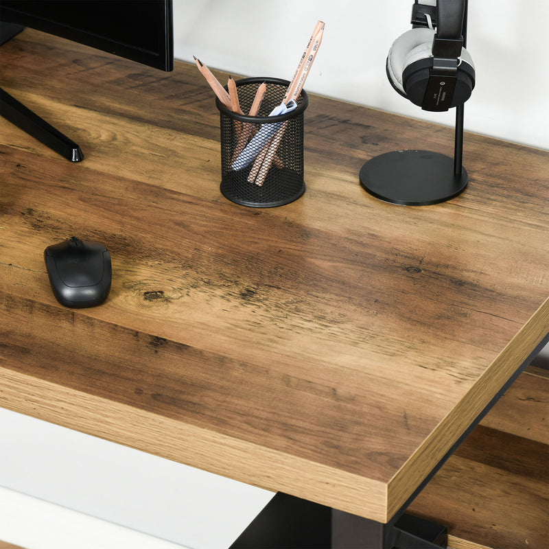 Industrial K-leg computer desk – image 7