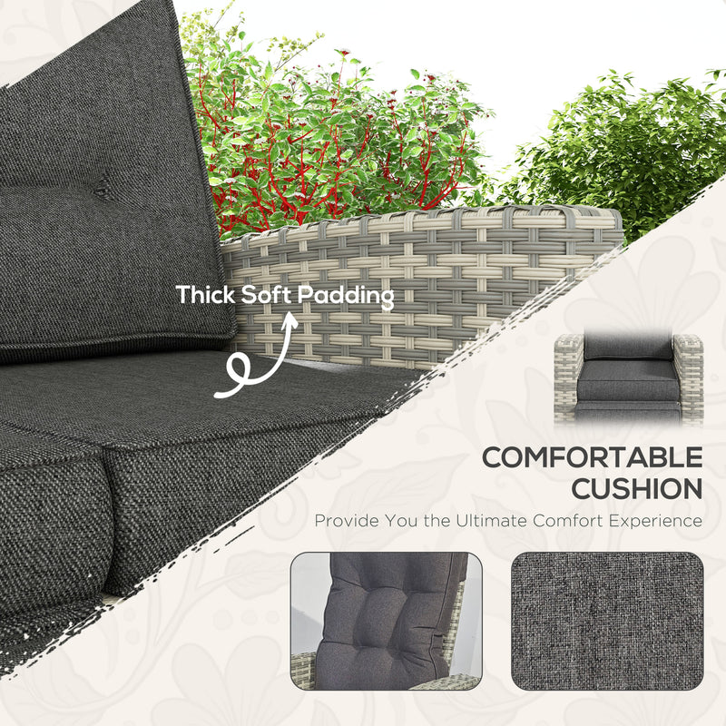 4-piece rattan sofa set – image 5