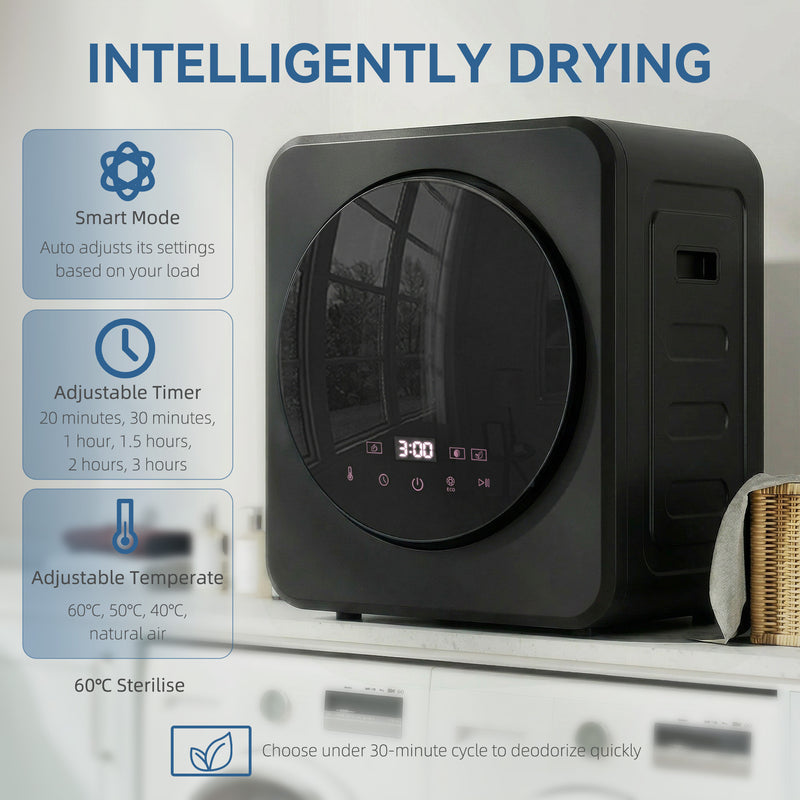 4kg black tumble dryer – image 4
