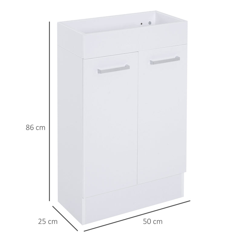 Vanity unit with ceramic basin – image 3