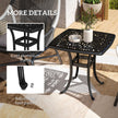 Cast aluminium side table – image 6