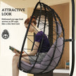 Rope-weave hanging egg chair – image 6