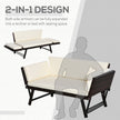 2-in-1 rattan sofa daybed – image 4