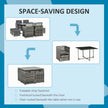 8-seater rattan cube dining set – image 6