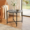 Industrial garden side table dark grey – image 9